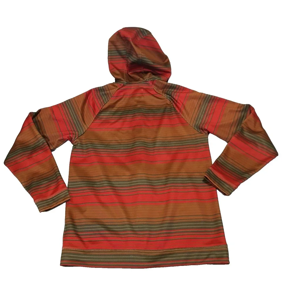 Burton Mens Columbo Snowboard Hoodie Full‎ Zip Great Color Fleece Lined Medium